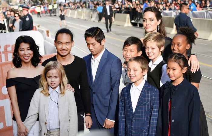 Angelina Jolie and Kids at TIFF 2017 Angelina Jolie Shares Update How Her 6 Kids Doing Amid Quarantine