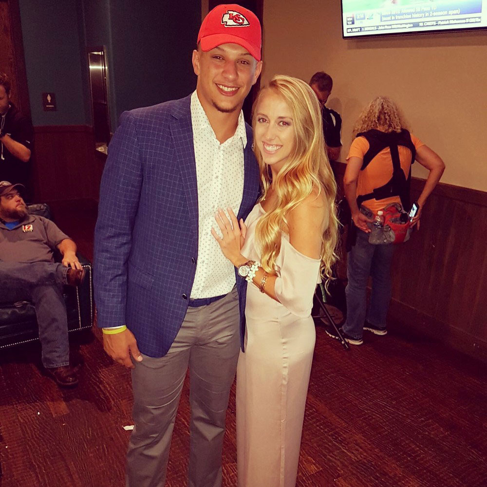April 2017 Drafted By Chiefs Brittany Matthews Instagram Patrick Mahomes and Brittany Matthews Relationship Timeline