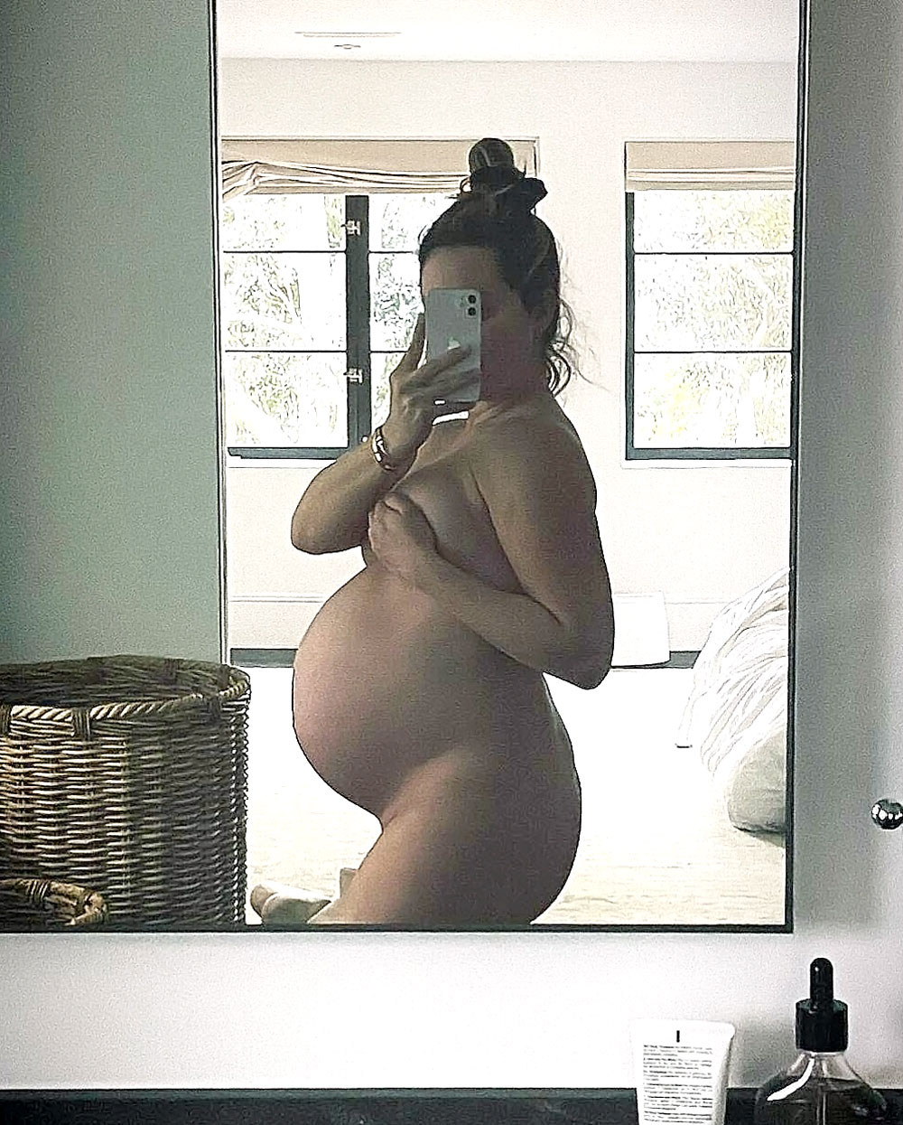 Ashley Tisdale Stuns Nude Baby Bump Pic