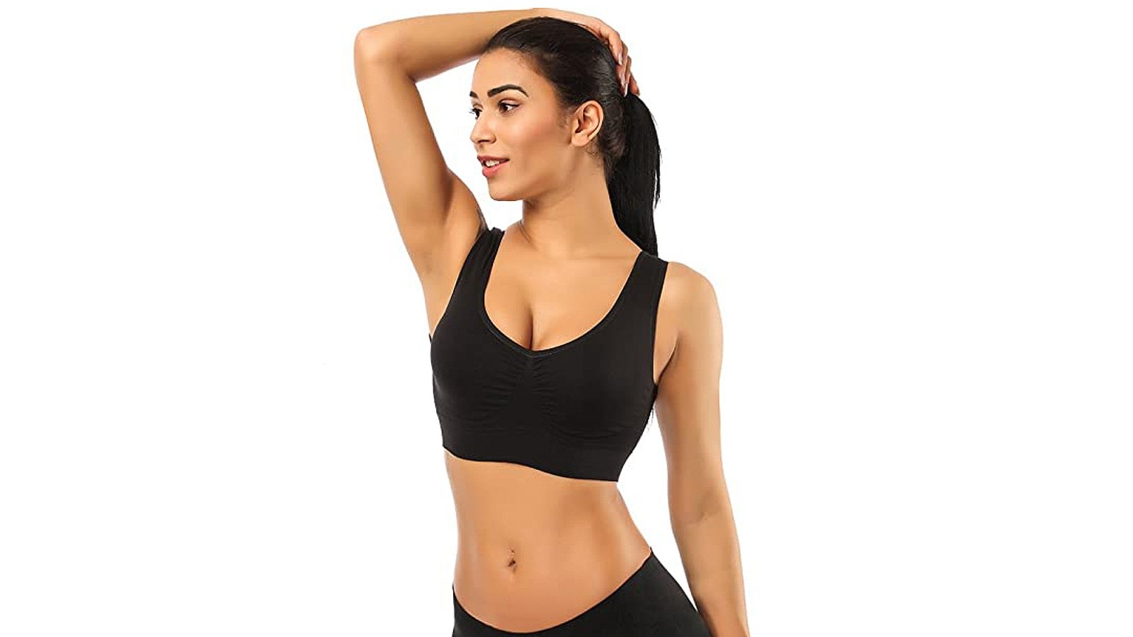 BESTENA Seamless Comfortable Yoga Bra with Removable Pads