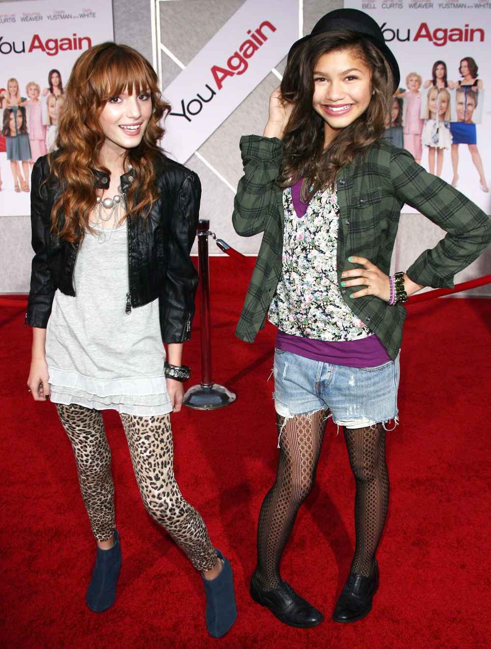 Bella Thorne and Zendaya Coleman in 2010 Bella Thorne Reflects on Being Pitted Against Shake It Up Costar Zendaya and Said They We Were Not Friends at First