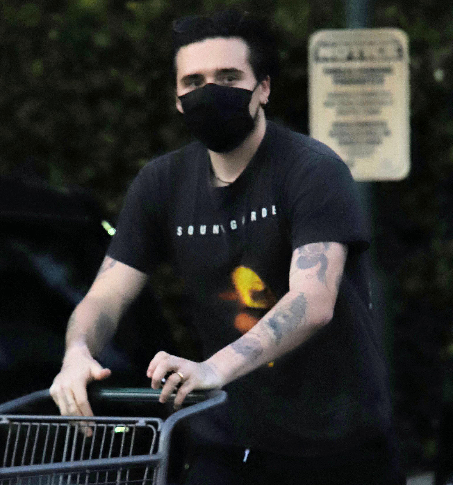 Brooklyn Beckham continues to sport ring on his wedding finger on solo  shopping trip in LA