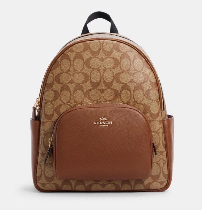 Court Backpack In Signature Canvas