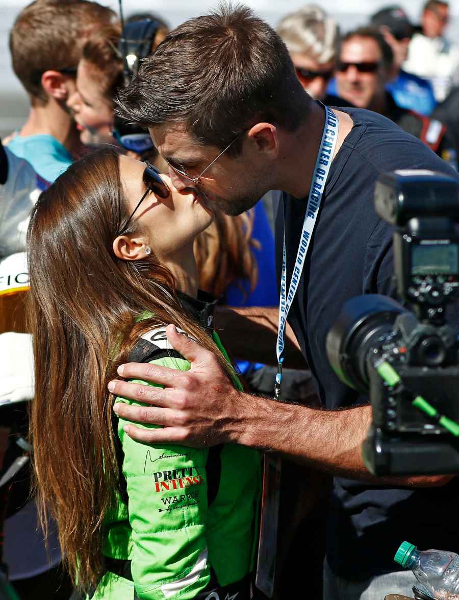 Danica Patrick and Aaron Rodgers 3