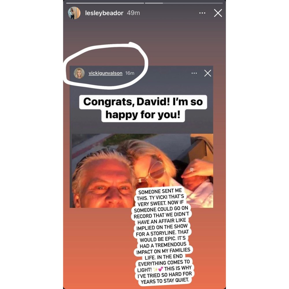David Beador&rsquo;s Wife Reacts to Vicki Gunvalson&rsquo;s Support After Baby&rsquo;s Birth