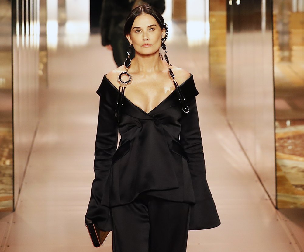 Demi Moore Lived Out Her Teenage Dreams in Fendi Runway Cameo 1