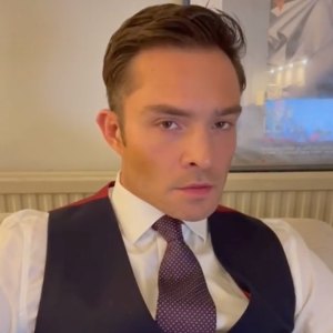 Ed Westwick Channels His Inner Chuck Bass in TikTok Debut