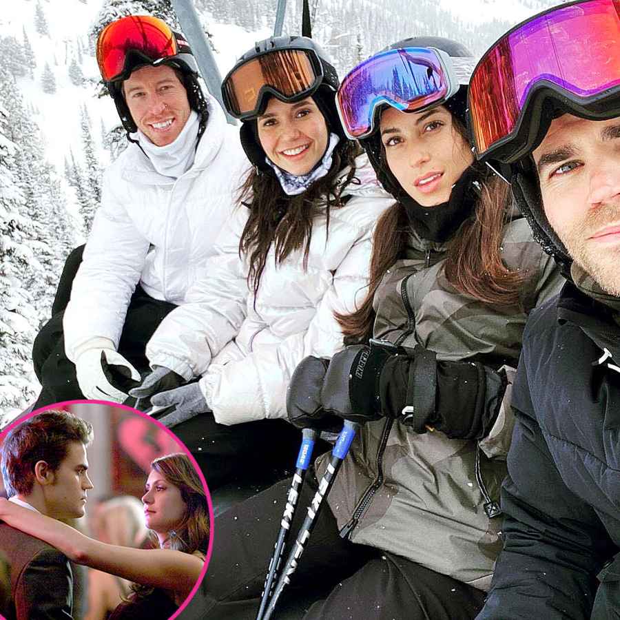Elena Stefan 4ever Nina Dobrev Paul Wesley Ski With Significant Others
