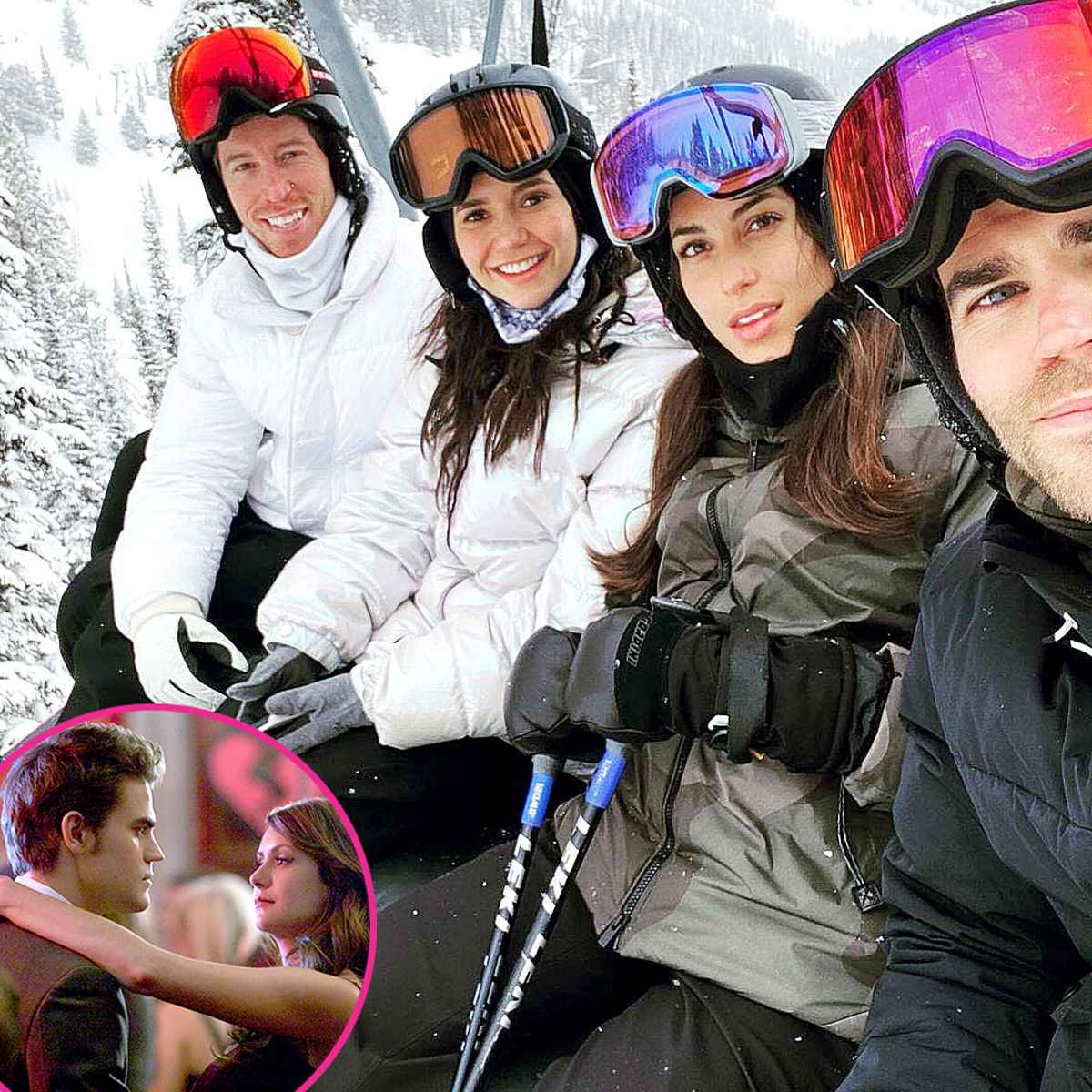 Elena Stefan 4ever Nina Dobrev Paul Wesley Ski With Significant Others