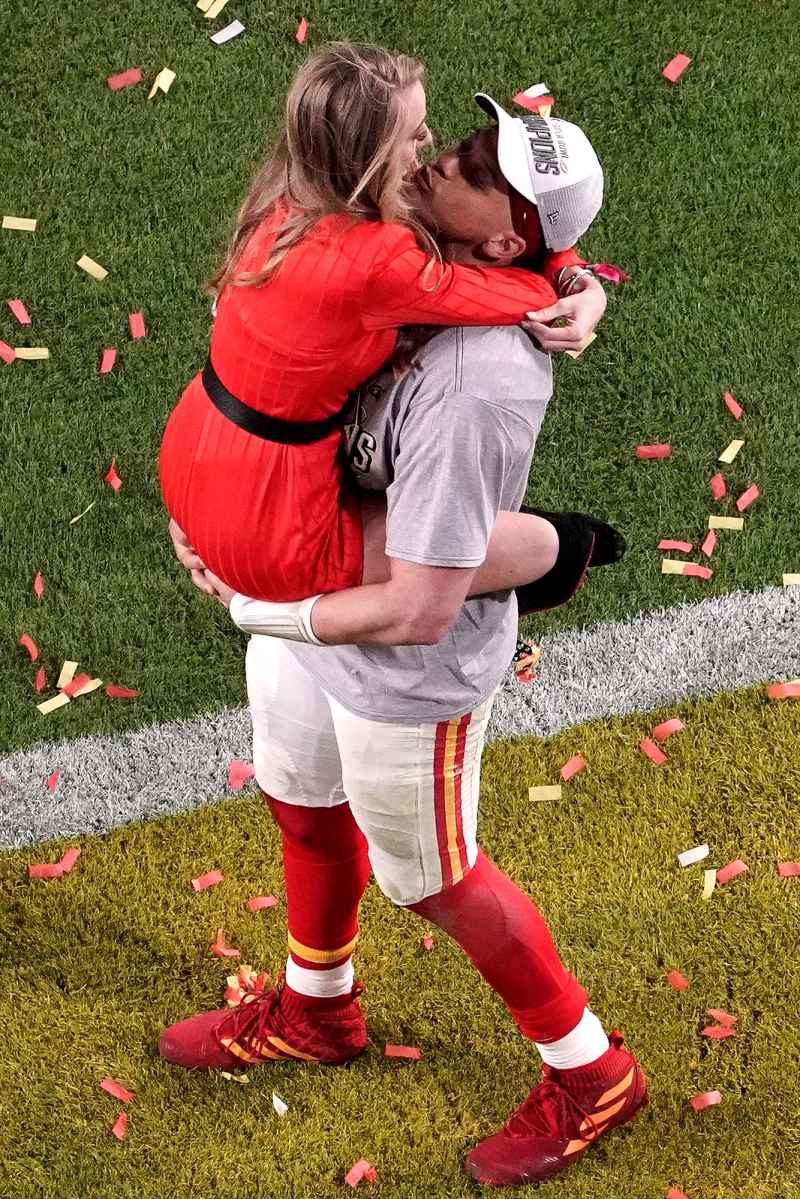February 2019 Celebrated Super Bowl Win Patrick Mahomes and Brittany Matthews Relationship Timeline
