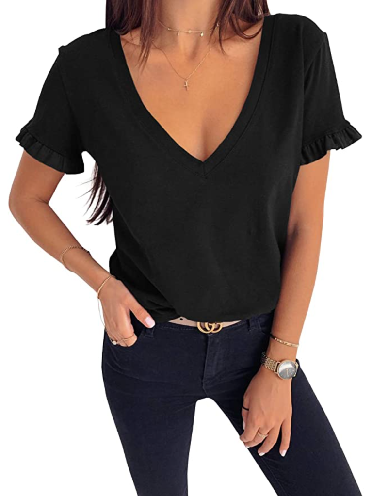 Gamisote Ruffle-Sleeve Shirt Is a Must for Zoom Meetings | UsWeekly