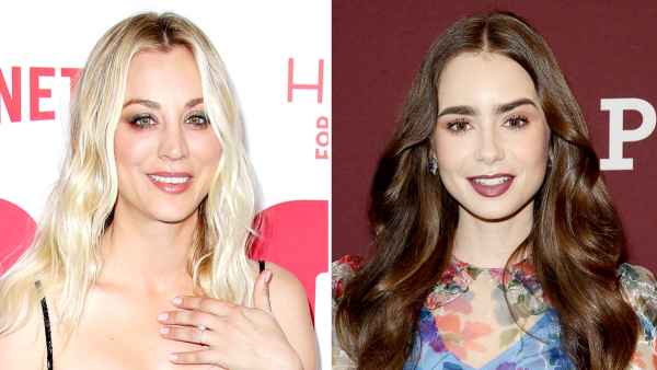 Golden Globes Nominations 2021 Kaley Cuoco Lily Collins and More Nominees React