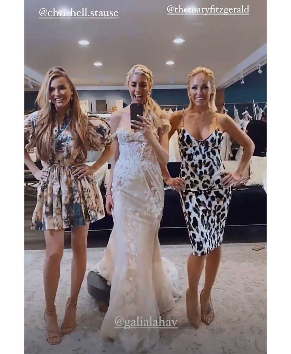 Chrishell Stause Joins Heather Rae Young for Wedding Dress Shopping