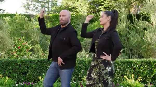 John Travolta and Daughter Ella Adorably Do Grease Dance in Super Bowl