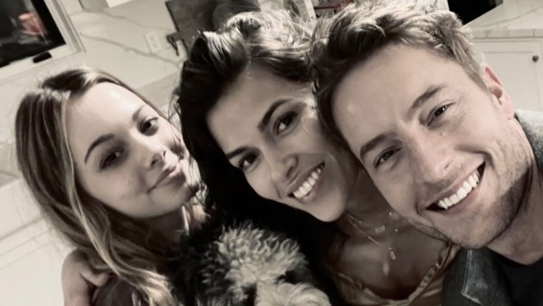 Justin Hartley Shares Valentine’s Day Selfie With Girlfriend Sofia Pernas and Daughter Isabella