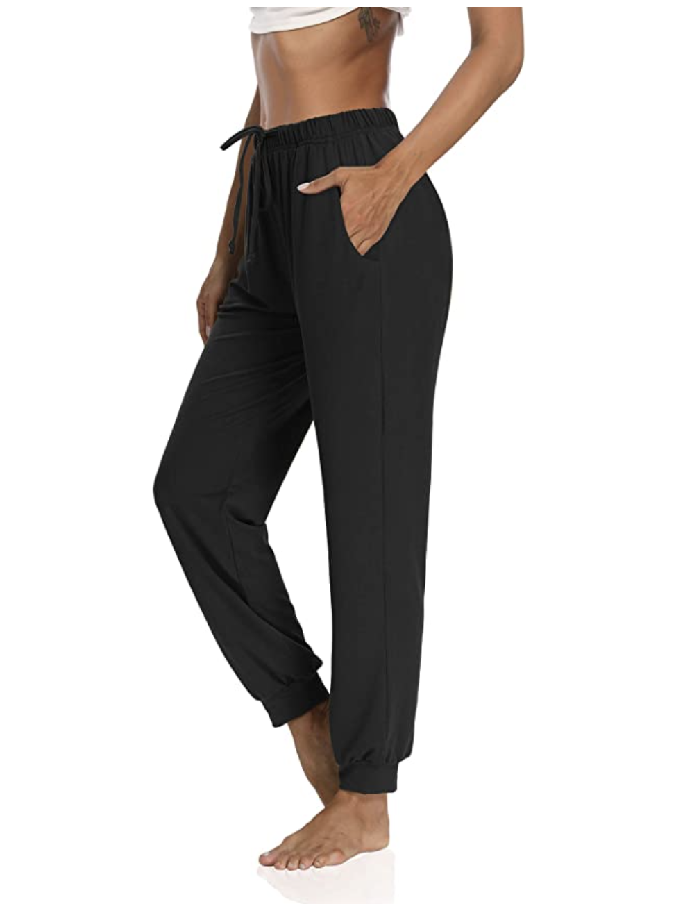 KEEPBEAUTY Women's Yoga Pants Drawstring Comfy Lounge Loose Workout Joggers