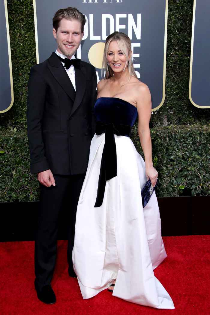 Kaley Cuoco Cries As She Reunites With Husband Karl Cook Ahead of Golden Globes 2021