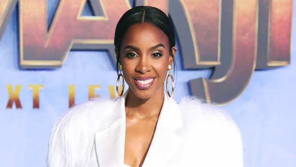 Kelly Rowland wearing white at the Jumanji The Next Level Premiere Kelly Rowland Is So Happy 1 Week After Giving Birth to Son Noah
