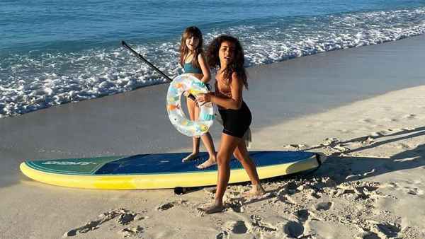 Kourtney Kardashian Shares Beach Pics of BFFs Penelope and North: 'Daydreaming'