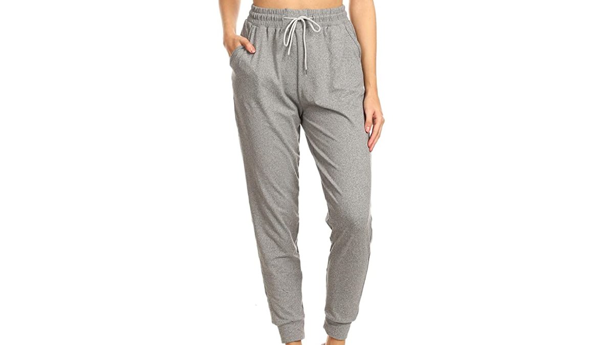 Leggings Depot Women's Printed Solid Activewear Jogger Track Cuff Sweatpants