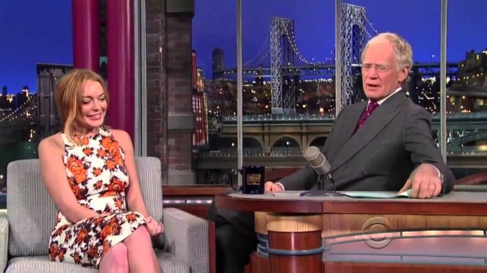 Lindsay Lohan's Awkward 2013 David Letterman Interview Resurfaces as Fans Reflect on Treatment of Women in Hollywood