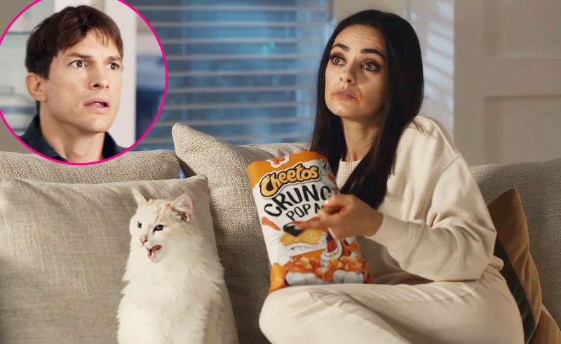 Mila Kunis and Ashton Kutcher Super Bowl LV ad together for Cheetos