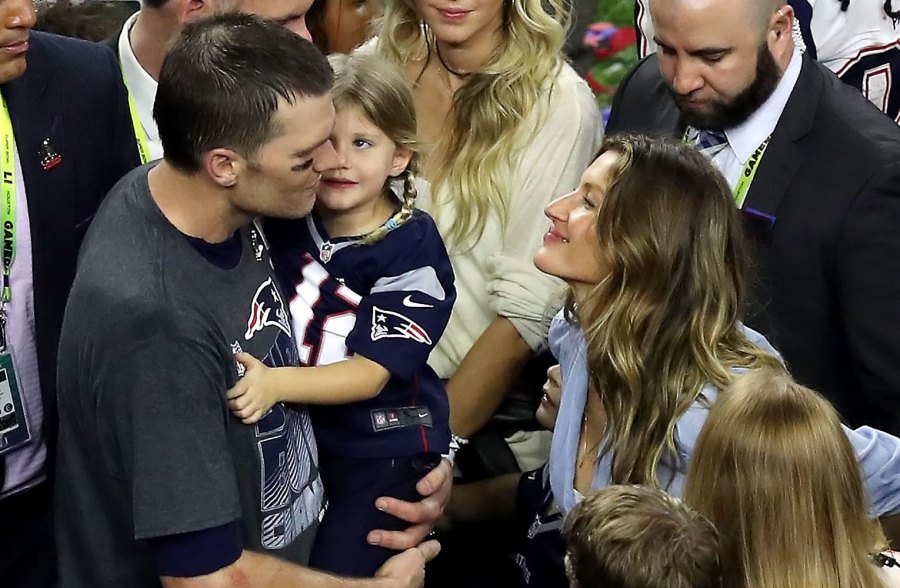 Tom Brady NFL Players Celebrating Super Bowl Wins With Their Kids Over the Years