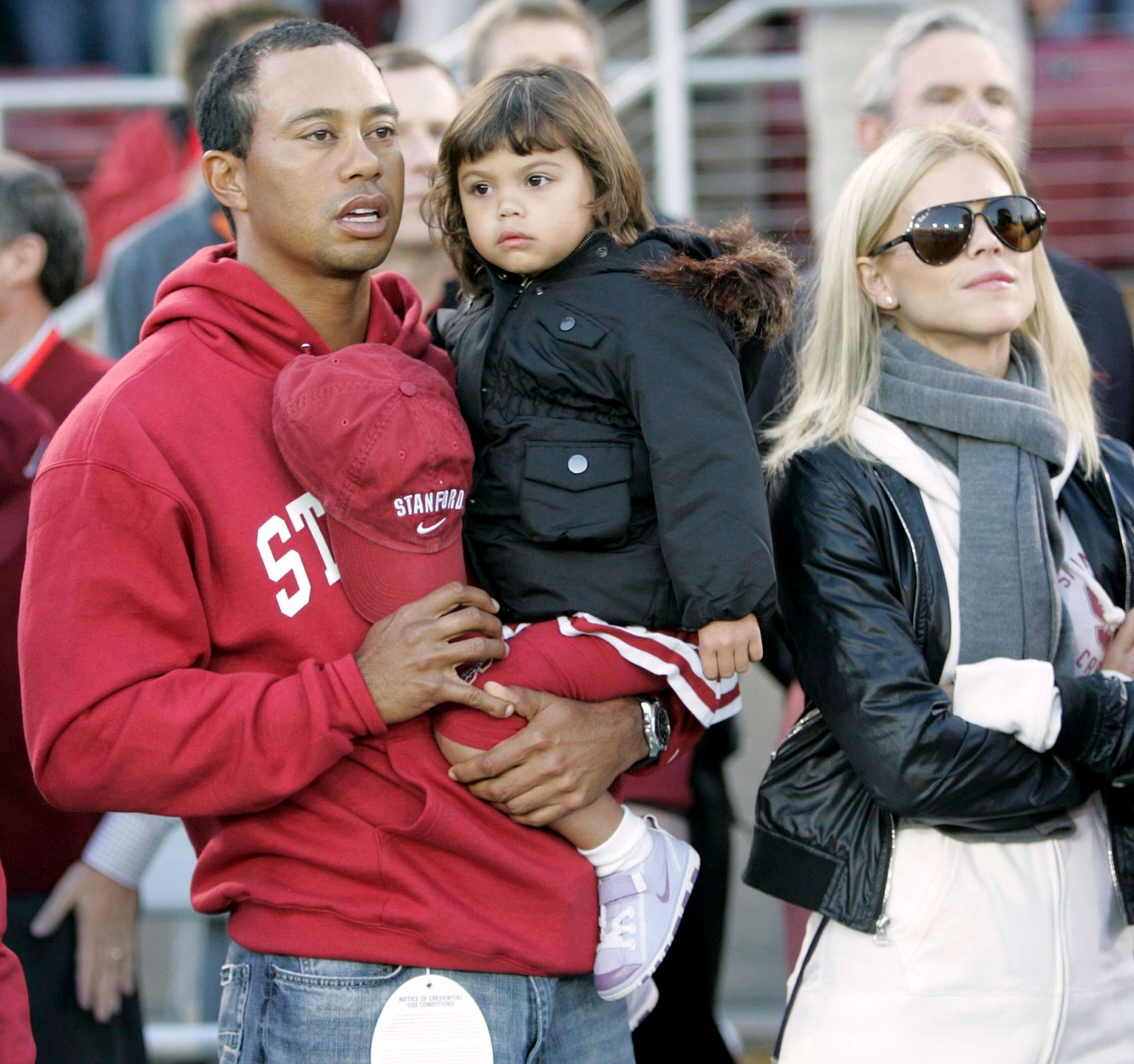 November 2009 Tiger Woods Family Album With Elin Nordegren Kids Charlie Axel Woods and Sam Alexis Woods