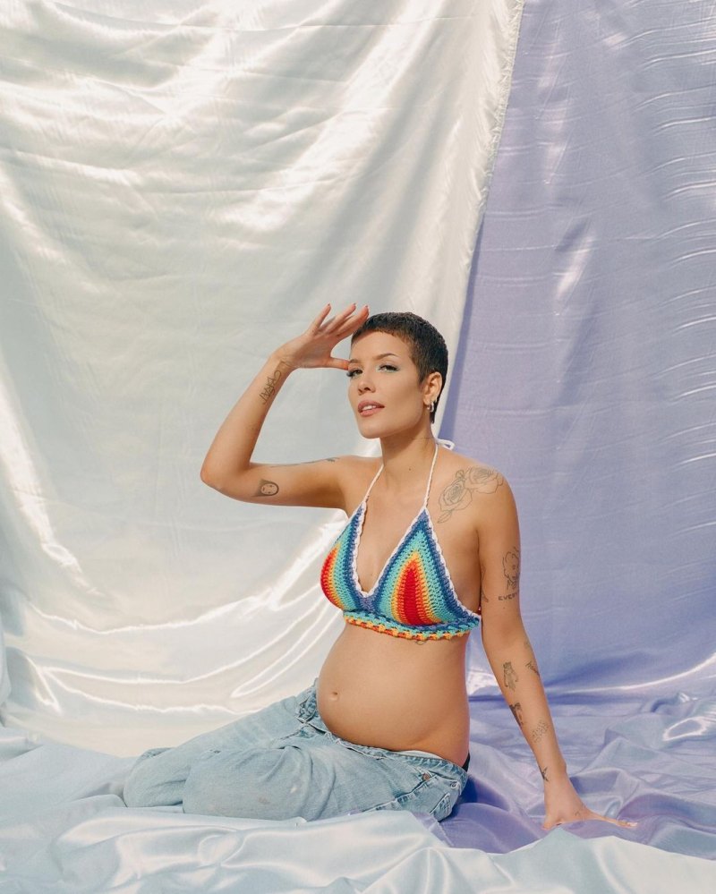 Pregnant Halsey Shares Baby Bump Pics Ahead of 1st Child’s Arrival