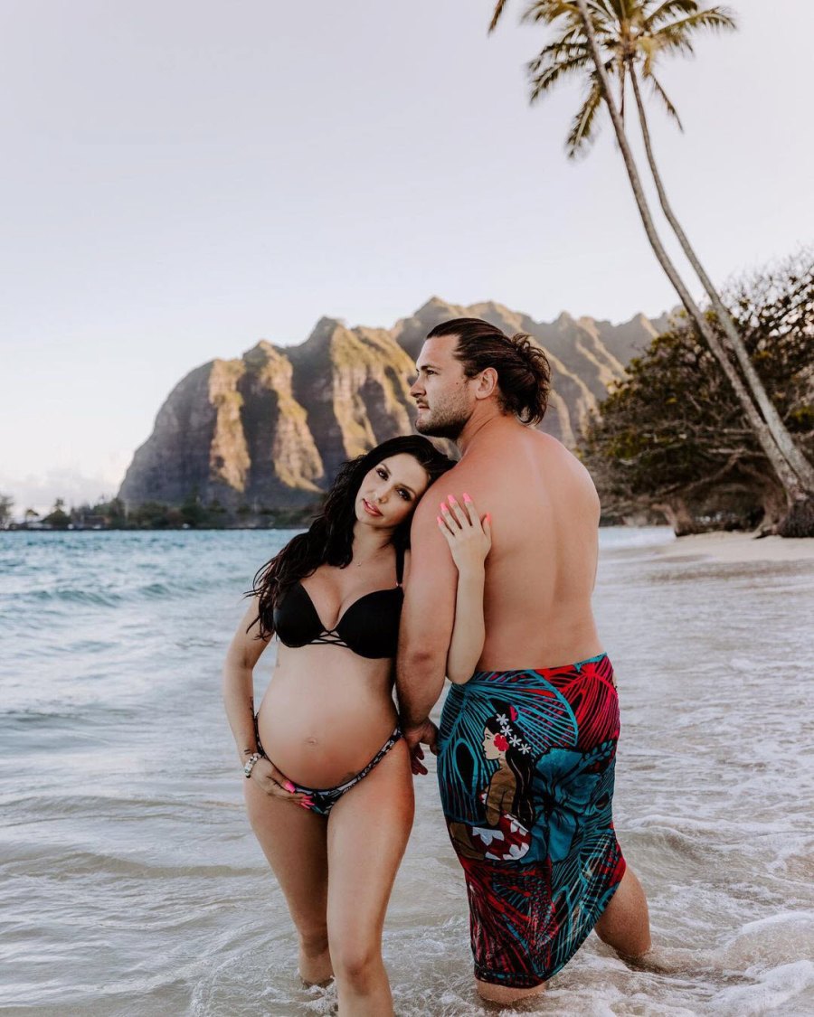 Pregnant Scheana Shay Shares Maternity Shoot Photos From Hawaii Babymoon With Brock Davies