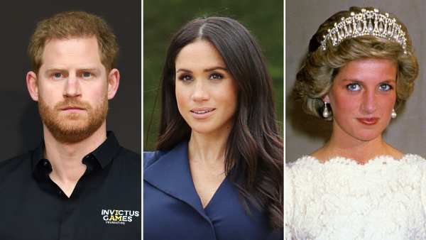 Prince Harry and Meghan Markle Remove Princess Diana Pic From Archewell Website