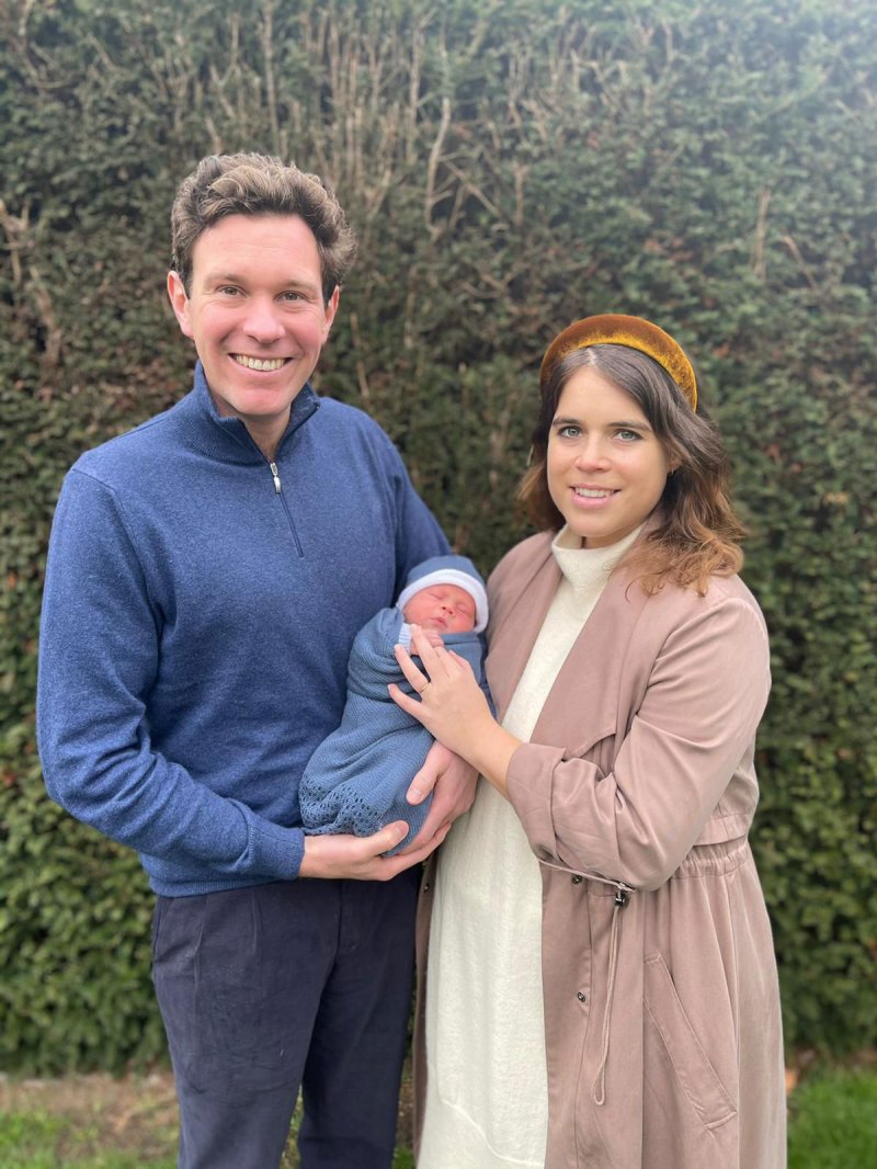 Princess Eugenie and Jack Brooksbank and Son August Philip Hawke Brooksbank Royal Family Tree