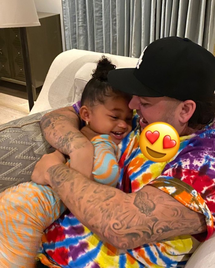 Rob Kardashian Cuddles Niece Stormi in Rare Pics on Her Birthday