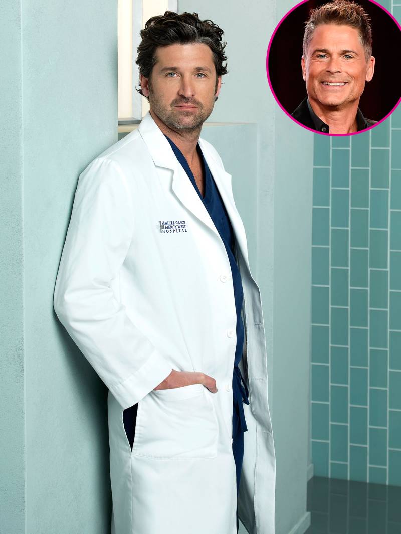 Rob Lowe Patrick Dempsey Dr Derek Shepherd Grey’s Anatomy