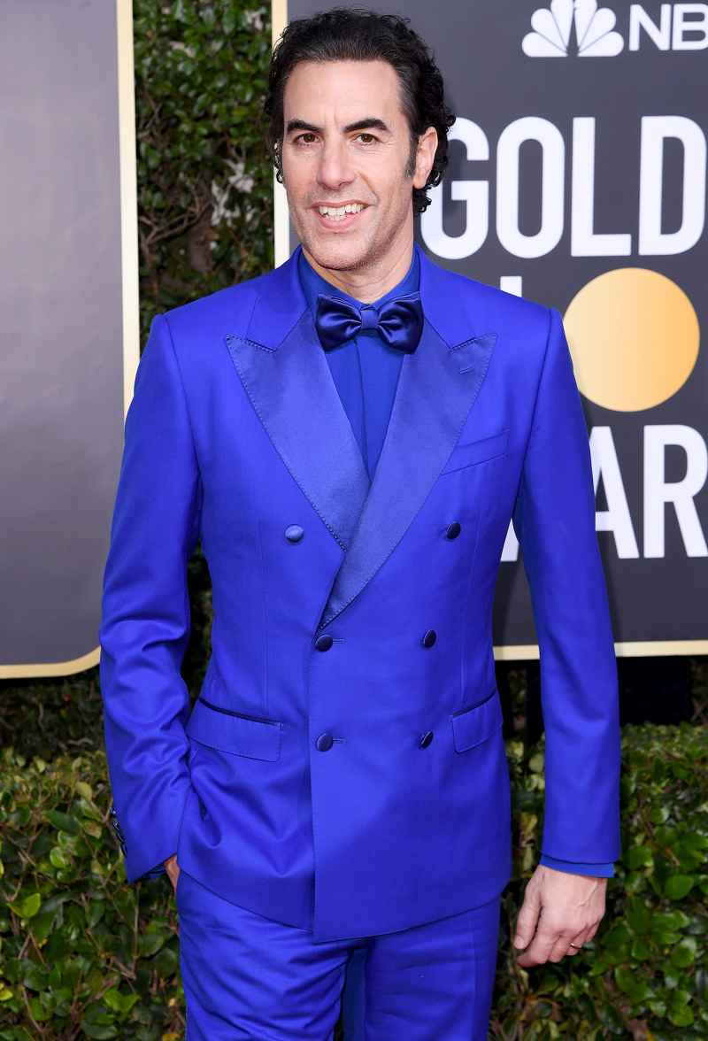 Sacha Baron Cohen Golden Globes Nominations Reactions 2021