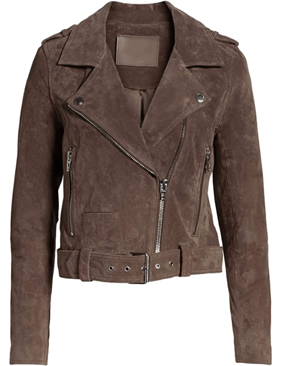 Blibea Soft Faux Suede Moto Jacket Is Impressing Tons of Shoppers ...