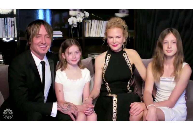Nicole Kidman Stars Who Watched Golden Globes With Their Kids