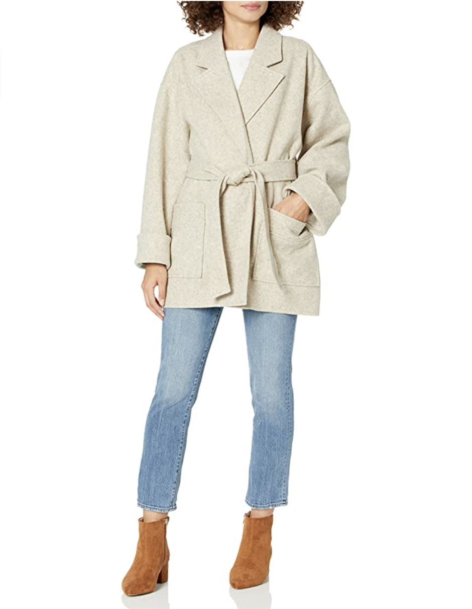 The Drop Women's @spreadfashion Classic Belted Jacket