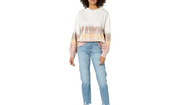 The Drop Women's Tatyana Long-Sleeve Pullover Hoodie Fleece Sweatshirt