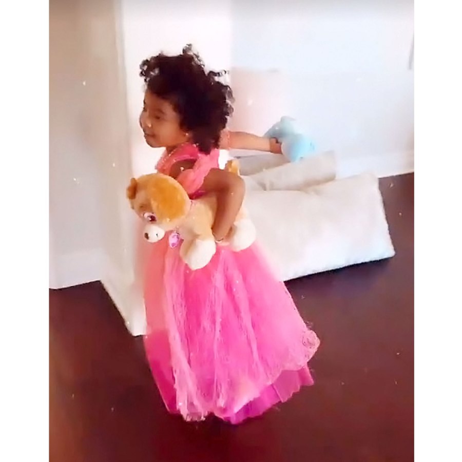 Khloe Kardashian Daughter True Celeb Kids Rocking Princess Dresses