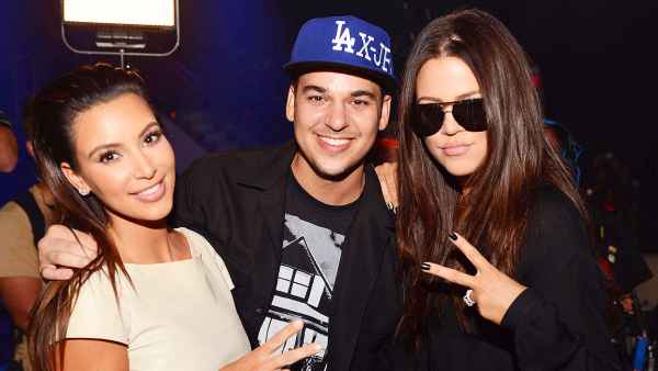 Kim Kardashian Rob Kardashian and Khloe Kardashian in 2012 See How the Kardashian-Jenners Celebrated Rob Kardashian Birthday