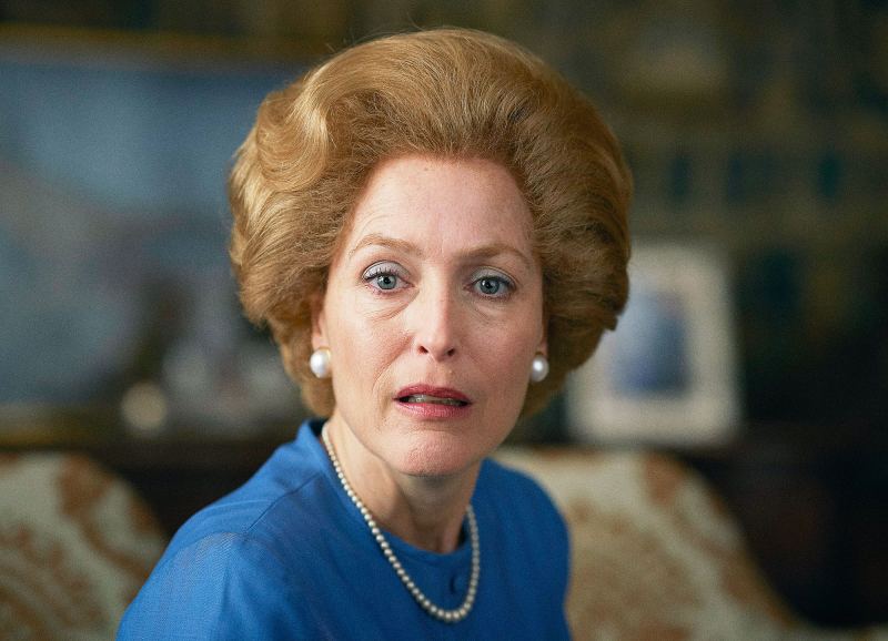 Gillian Anderson as Margaret Thatcher The Crown Stars React to Prince Harry Watching the Netflix Series
