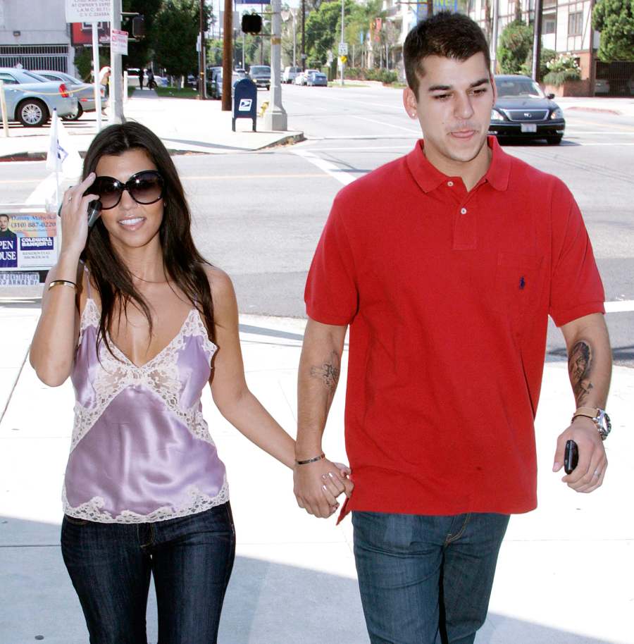 Kourtney Kardashian and Rob Kardashian in 2008 See How the Kardashian-Jenners Celebrated Rob Kardashian Birthday
