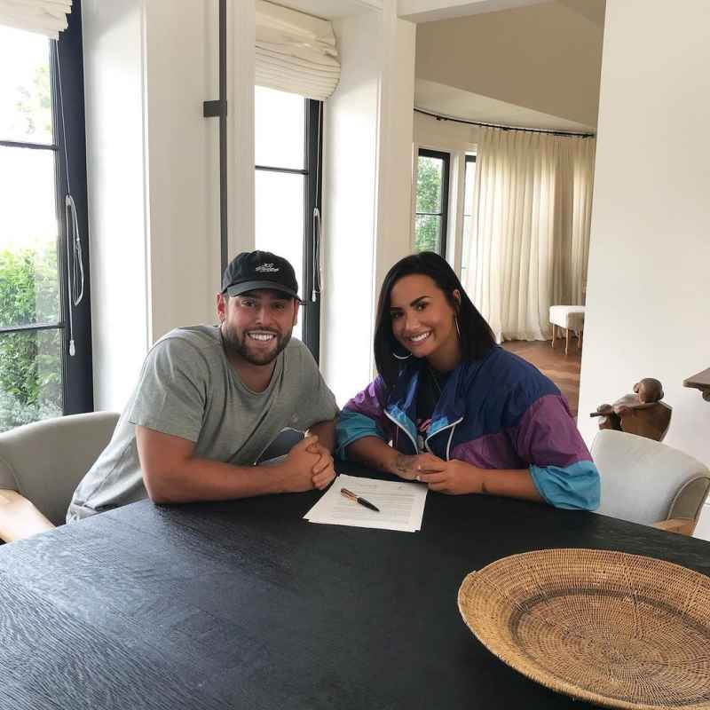 12 Signing With Scooter Braun Demi Lovato revelations
