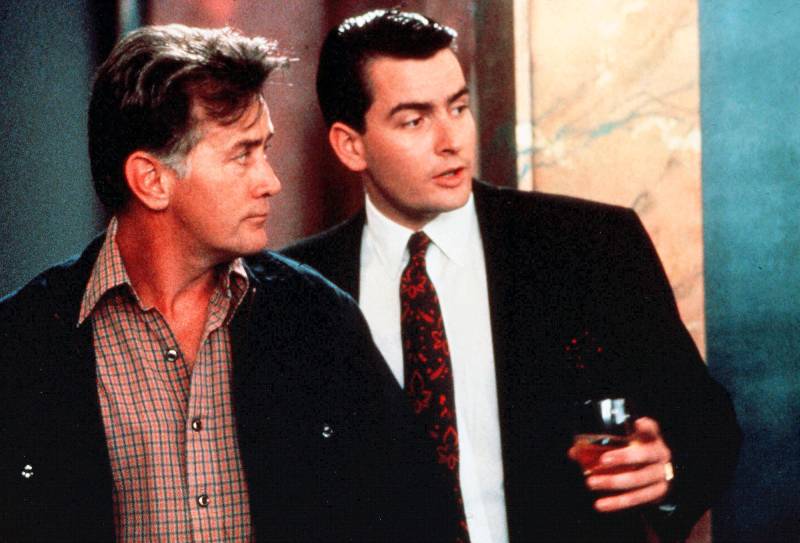 1987 Wall Street With Martin Sheen Charlie Sheen Through the Years