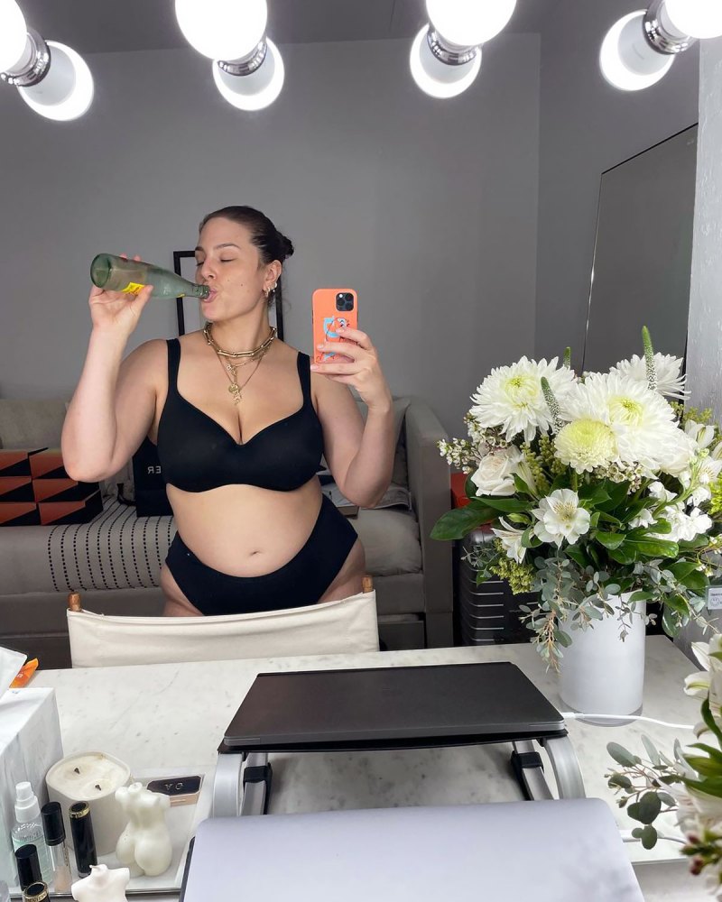 Ashley Graham Poses in Lingerie — A Lot: Pics