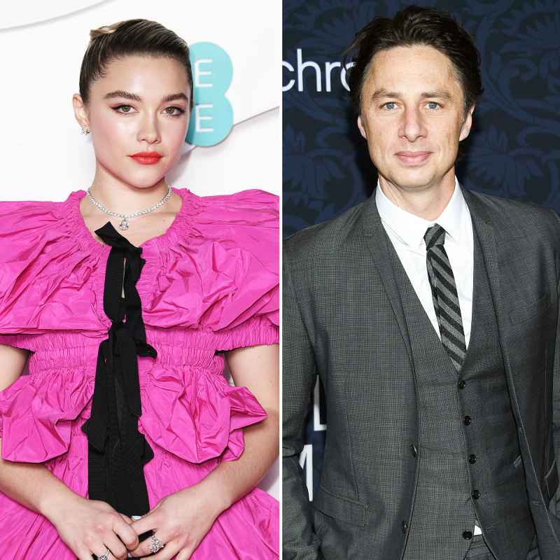 August 2018 Zach Gushes Over Florence on Social Media Zach Braff and Florence Pugh A Timeline of Their Relationship