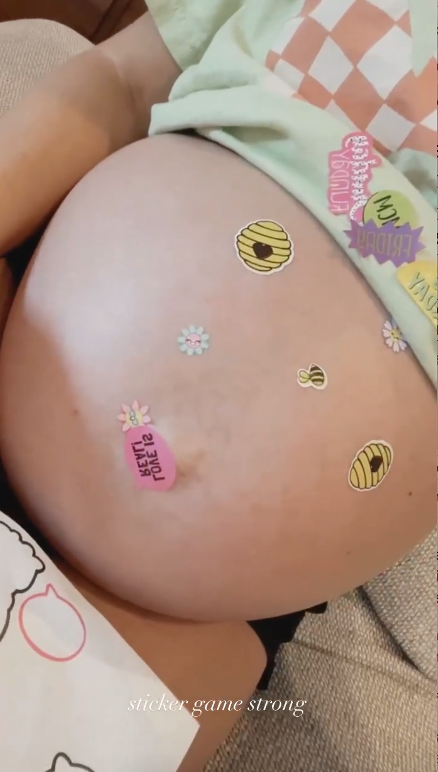 Bachelor's Lauren Burnham’s Baby Bump Album Ahead of Welcoming Twins: Pregnancy Pics Sticker Game Strong