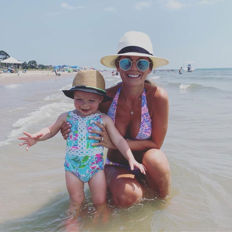 Beach Baby Southern Charm Cameran Eubanks Sweetest Moments With Daughter Palmer