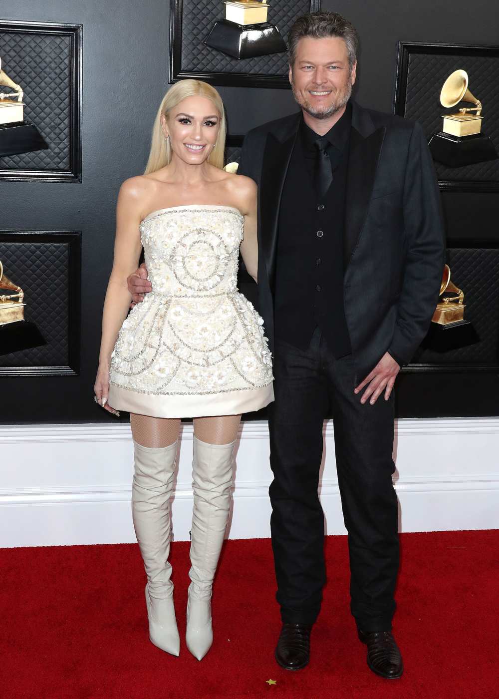 Blake Shelton Jokes About Having Twins With Fiancee Gwen Stefani Grammy Awards
